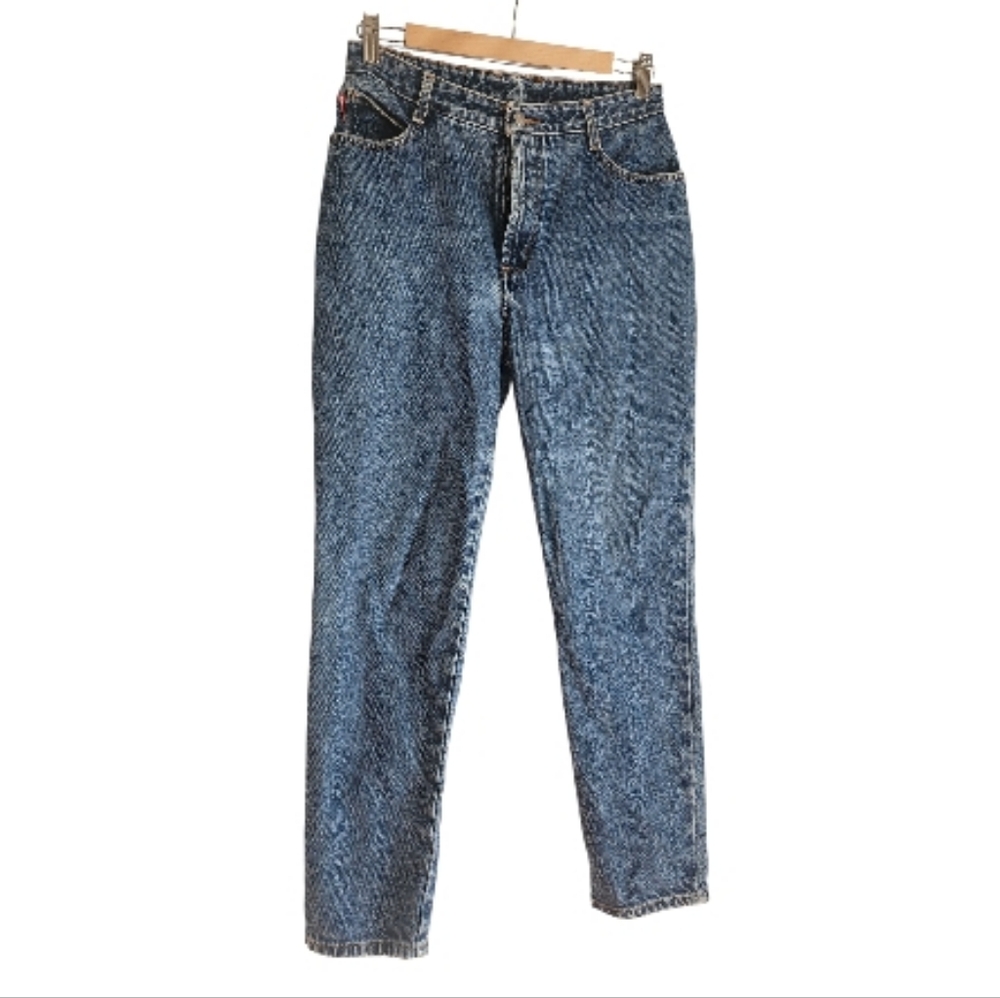 Vintage 90s‎ Y2K BONGO High Waist Original Slim Mom Blue Jeans Sz 9R